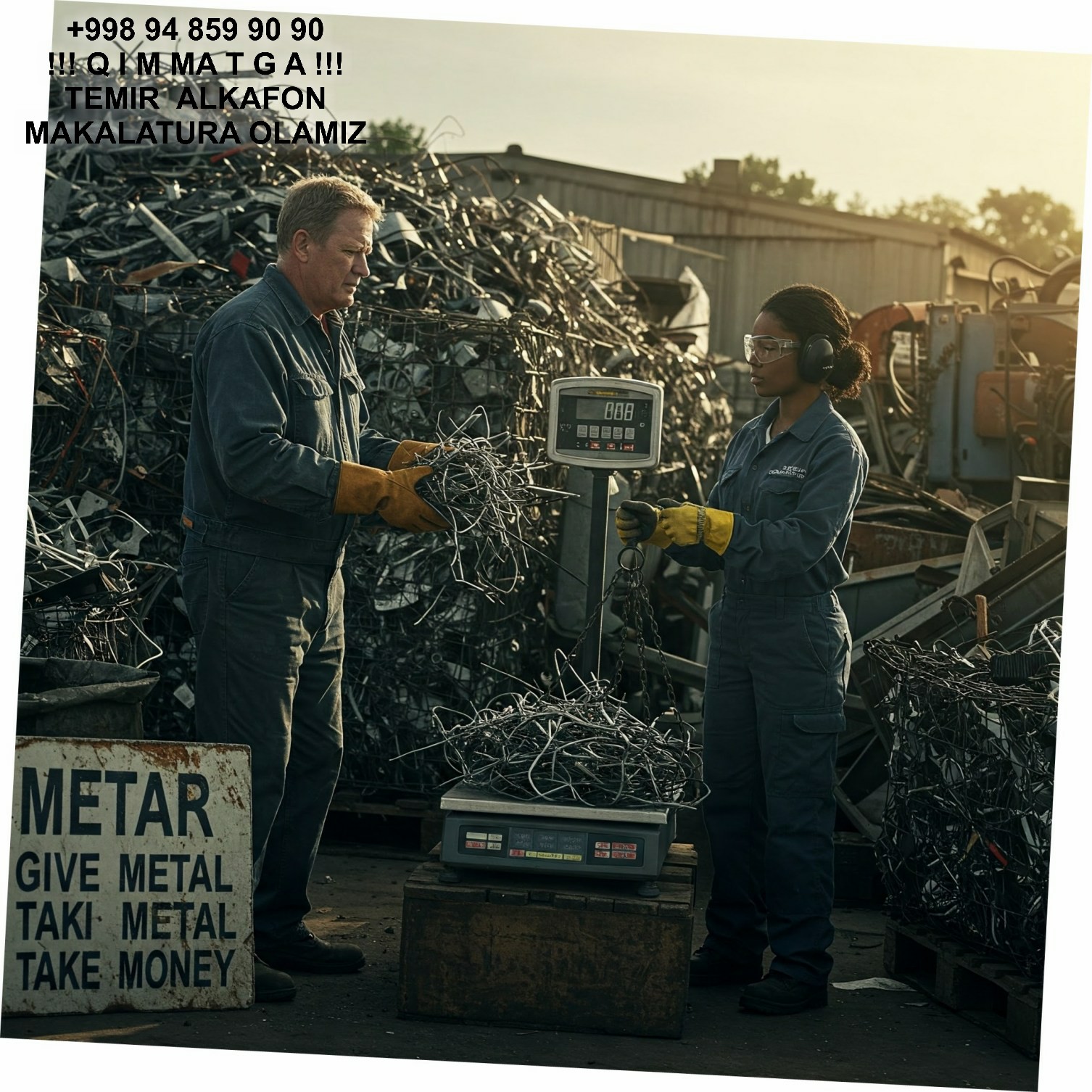 Metallolom qabul qilish Ortachirchiq