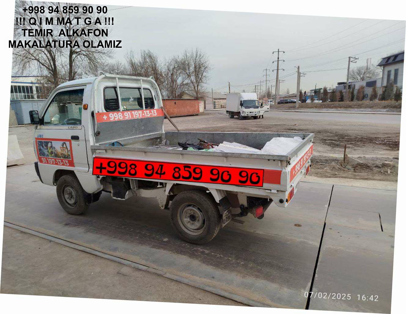 Metallolom qabul qilish Qibray