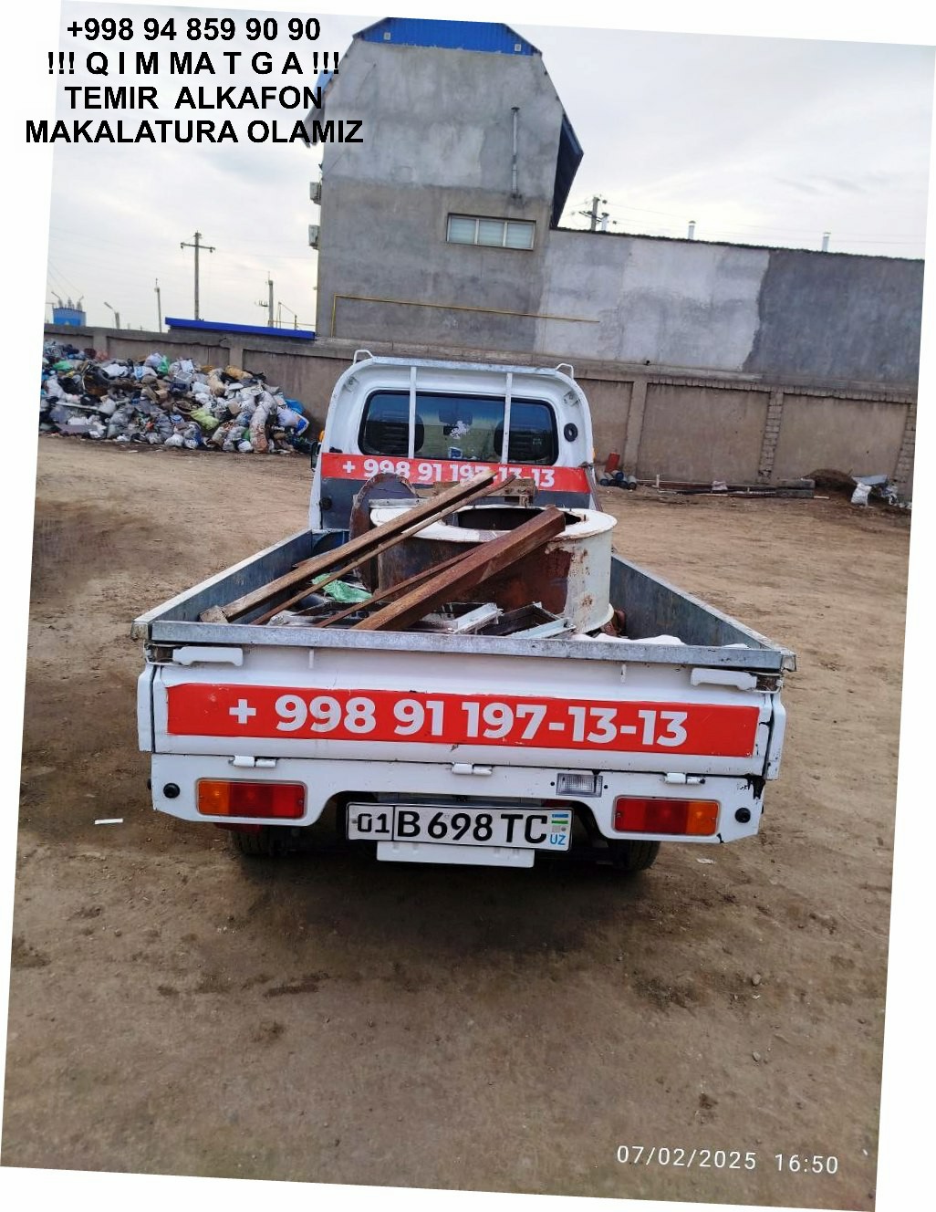 Metallolom qabul qilish Yangiyol